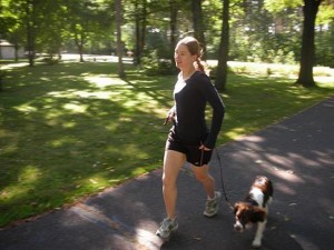 Running long distance with a dog